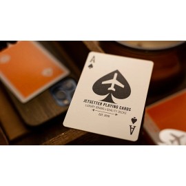 Murphy's Magic Supplies, Inc. Lounge Edition in Hangar (Orange) with Limited Back by Jetsetter Playing Cards
