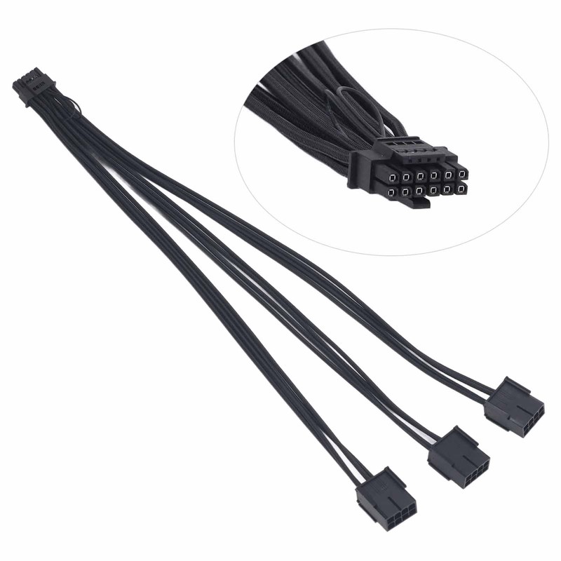 16Pin to 3X 8 Pin Gpu Cable PCIE 5.0 12VHPWR