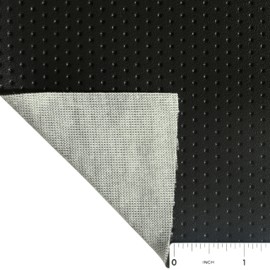 Vinyl Upholstery Fabric Perforated Black 54" Wide by The Yard Auto Home Commercial
