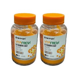 SellerHub [NZ Origin] NZ Origin VitaFresh Vitamin C & D 3000 Gummy, 70 Tablets, 2 Packs (S39138714) / [엔젯오리진] 엔젯오리진 비타프레쉬 비타민 C 앤 D 3000 꾸미, 70정, 2개 (S39138714)