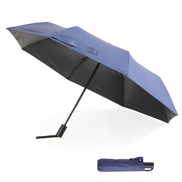 LUQTAS Folding Umbrella, Carbon, Ultra Lightweight, For Both Sun and
