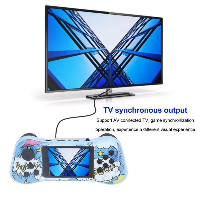 Handheld Game Console 5.1 Inch Retro Camouflage Portable Dual Joystick