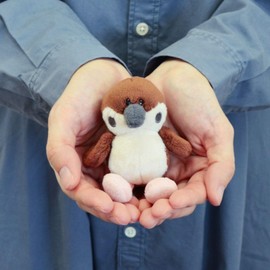 Niki Key Chain, Sparrow, 3.9 inches (10 cm), Bird, Kids, Brown, W3.1 x D2.0 x H 4.3 inches (8 x 5 x 1, Braun