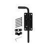 Gal Industrial Gate Latch Black 220 mm Door Bolt Bolt