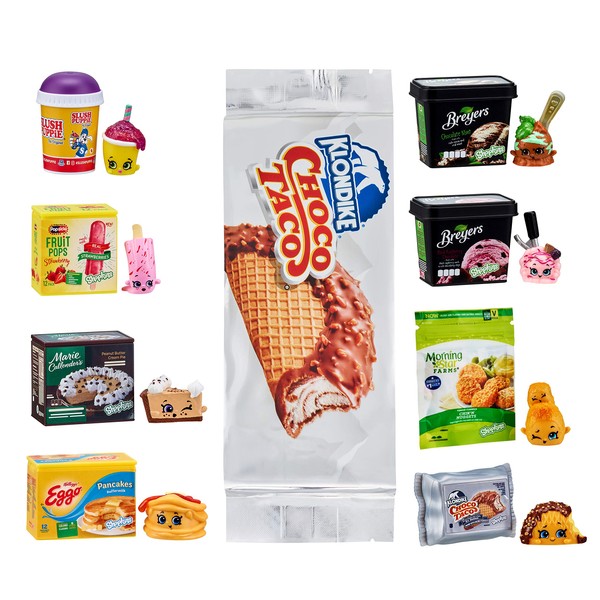 Shopkins Real Littles Ice Cream Theme Lil' Shopper Pack - Klondike Multicolor Toy Figure (2020)