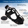 Ice Cleats for Shoes and Boots,Snow Traction Cleats Crampons for