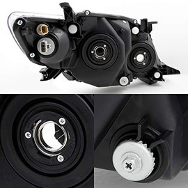 AKKON - For Toyota Corolla Base | LE | XLE Chrome Driver Left Side Headlight Head Lamp Light Replacement