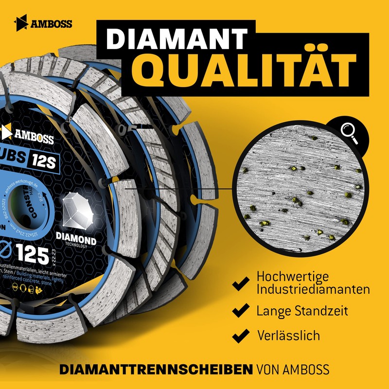 12S - Diamond Cutting Disc Diameter 150 mm x 22.2