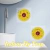 ZYEKIU Pack of 40 Fly Traps Indoor Fly Catcher Floral
