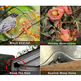 Copper Mesh Rodent Control Rustproof Copper Mesh Roll for Rodent, Bat & Snail - Perfect for Hole Blocking, Gardening & Sealing Water Opening 5" X32FT