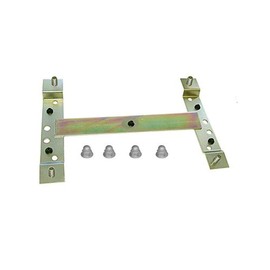 MTC License Plate Retainer (Front or Rear Including 4 Cap Nuts # 985941/MTC VM547, Compatible with Volvo Models) Replaces OEM# 31349166