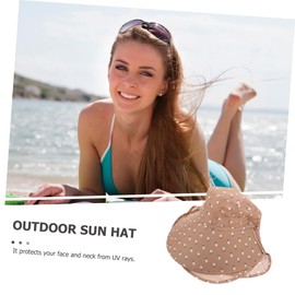 VALICLUD Summer Sun Protection Hat with Neck Hood Outdoor UV Blocking Hat for Hiking Lightweight Breathable Design Casual Sun Cover Hat for Summer Activities Khaki