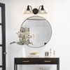 XIEDUN Farmhouse Bathroom Light Fixtures Black Vanity Lights for Bathroom