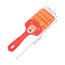 Baluue 2pcs Cartoon Comb for Hair Salon and Home Use Massage Scalp Comb Smooth Teeth for Easy Detangling Durable Material for Comfortable Grooming