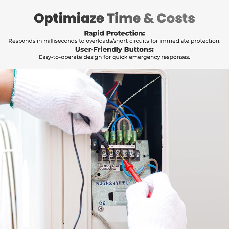 3 AMP 5 AMP Resettable Fuse HVAC Tools Circuit Tester