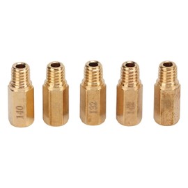 Keihin Carburettor Nozzles, Keihin Pwk Main Nozzle 140, Keihin 142, 10-Piece Set Carburettor Main Nozzle Kit 130 132 135 138 140 142 145 148 150 152 Replacement for Keihin Pwk Pe Oko,