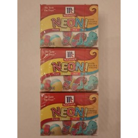 McCormick (3) McCormick Assorted Food Color And Egg Dye 4 Colors In Box *New Unopened*READ