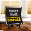 Signs ByLITA Prayer In Session Please Do Not Disturb 5"x