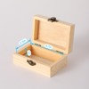 36 pcs Small Wooden Box for Crafts, 4.3inX2.7inX1.8in Unfinished Wooden