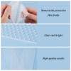 BENECREAT 3Pcs Acrylic Sashiko Stencil, 20x10cm Dots & Lines Acrylic