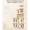 LIKISAK Cat Tower, 71 Inch Heavy Duty Cat Tree for