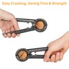 Nut Crackers Pecan Nutcracker Walnuts Plier with Non-slip Handles Heavy