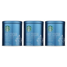 Starbucks Milk Chocolate Cocoa Tin, 7 Ounce (Pack of 3)