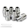 Bwintech 3 Pcs 1/8" Male to 1/4" Male BSP Thread