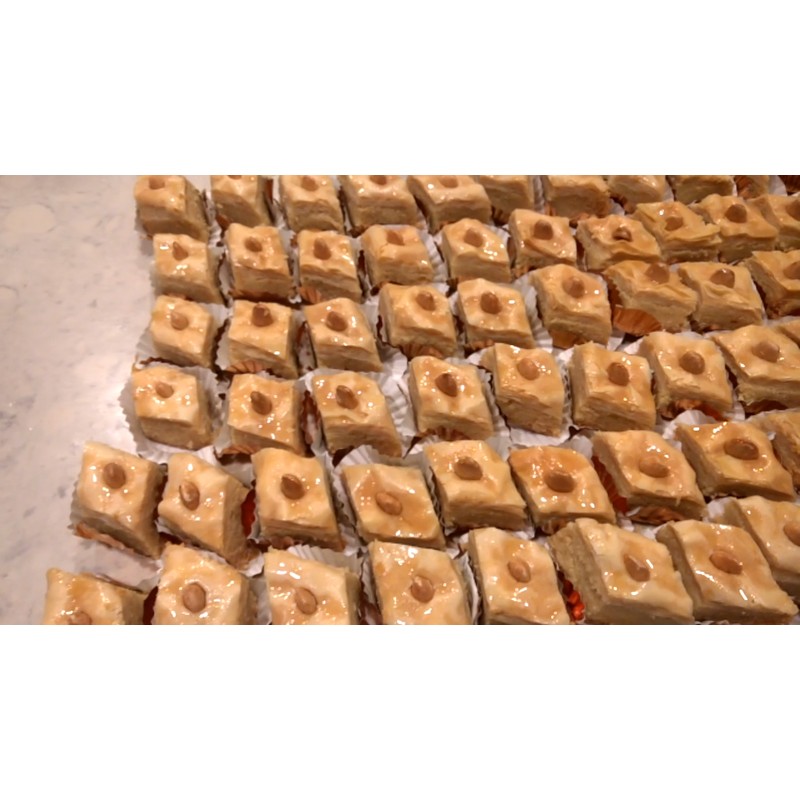 MunaZico Organic Baklava with Almond & RAW Bee Honey! Unique