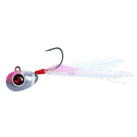 Daiwa Ajing Rockfish, Gekkabijin Glossy Headpiece, 0.05 oz (1.2 g), Keimura Core Pink Lure