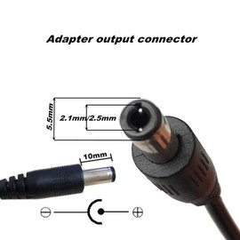 DZYDZR 36W 80-250V AC to DC 12V 3A Adapter DC Power Supply 2.1/2.5mm X 5.5mm for LED Strip Lights/Cable Modem/Router
