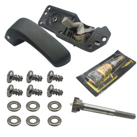 LPFIDI Door Handle Repair Kit Interior Door Handle Kit Inside Left Driver Side Compatible with 07-13 Sierra Silverado