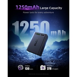 llano 2-Pack Aurora USB-C EN-EL25 Battery for Nikon Z50 II, Z50, Z30, Z fc Camera, Instant Power Display, Fully decoded, 1250mAh High Capacity