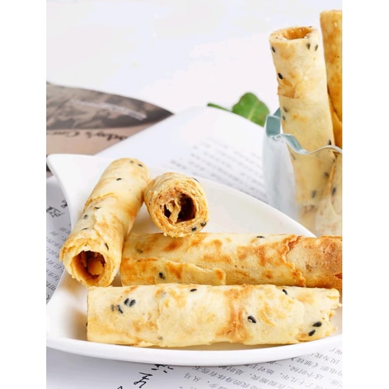 Peanut Butter Filled Egg Roll Cookies, Sea Salt Flavor, 4.23oz