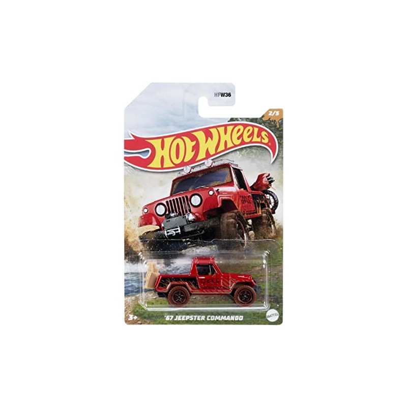 Hot Wheels Mud Runner Cars '67 Jeepster