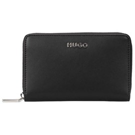 HUGO Women's Mel Small Zip_Around_Wallet, black, Standard size