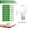 Poinivo 3W LED Light Bulb,3W E26 LED Light Bulbs,Low Wattage