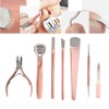 7pcs / set Pedicure Knife Toenail Knives Cuticle Remover Foot