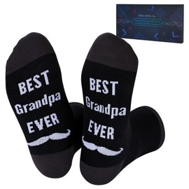 Christmas Socks Gifts For Grandpa,Birthday Gifts For Men,Mens Gifts,Grandpa Gifts,Best Grandpa Ever Socks For Him,Funny Socks