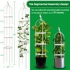 Garden Trellis for Climbing Plants, Rustproof Metal Pipe with Heavy