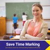 Gold Star Pre Inked School Teachers Positive Feedback Marking Stamper