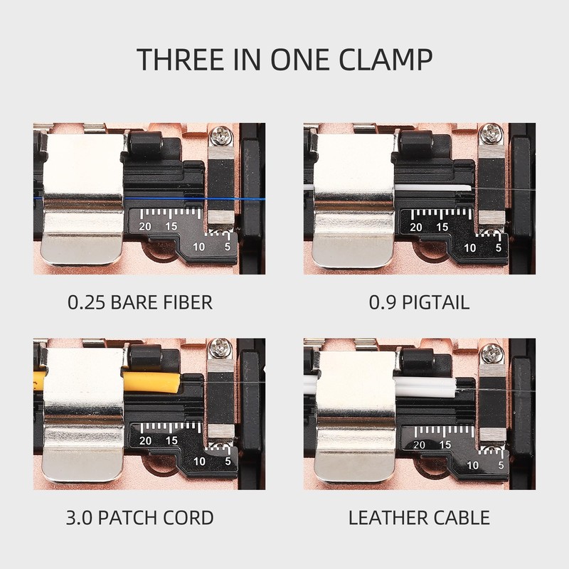FTTH High Precision Optical Fiber Cleaver 24 Surface Blade Fiber