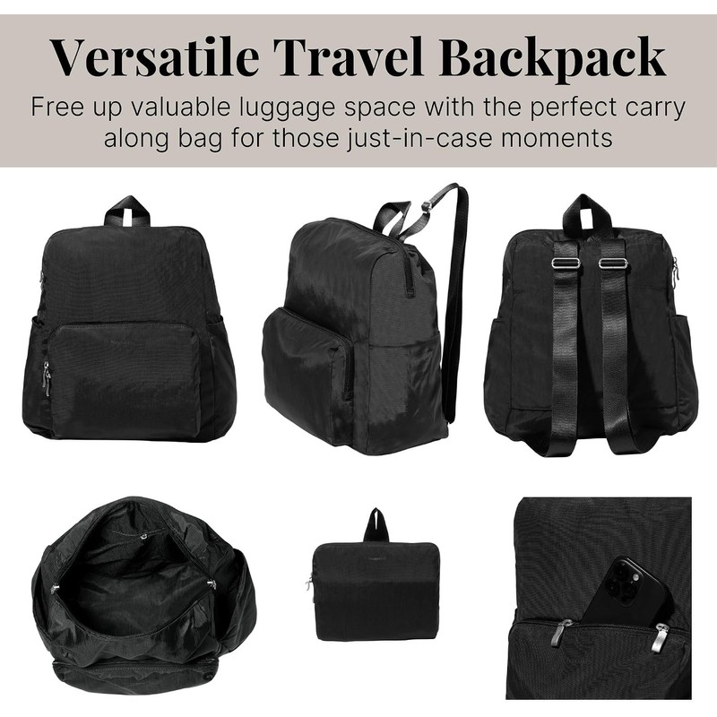 Baggallini Carryall Packable Backpack Mochila plegable Carryall Mujer