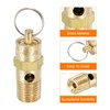 PATIKIL 1/4 Male NPT Safety Valve 1 Pack Pressure Release