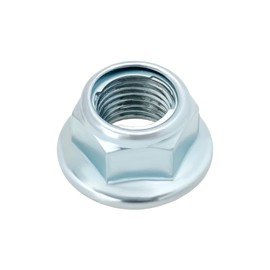 YINETTECH 1Pc M12 Electric Bikes Electric Vehicles Rear Wheel Axle Spindle Metal Nut Rear Wheel Nut Compatible with Sur-Ron Light Bee Silver