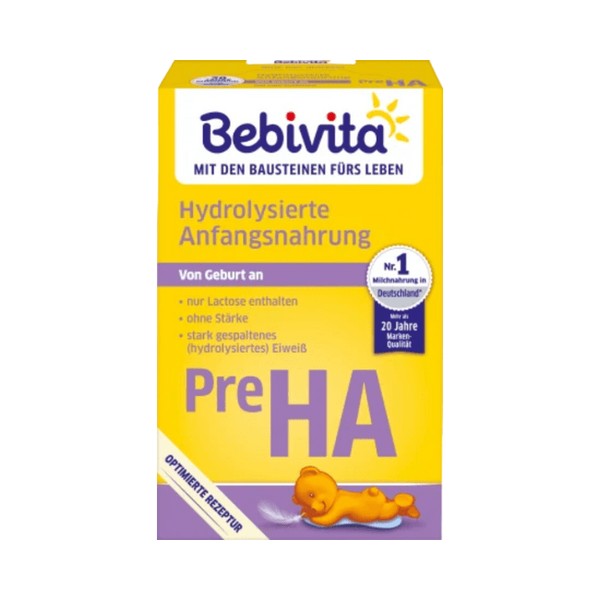 Bebivita Anfangsmilch Pre HA von Geburt an 500 g