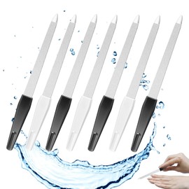 6 Pcs Stainless Steel Metal Nail Files Nail Files for Natural Nails, Metal Nail File for Women Pedicure & Manicure Accessories,Nails Accessories Tools for Home Salon Use