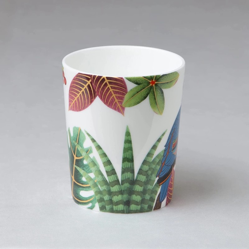 Bone Gracie Bone China Birds of Paradise Coffee Tea Mugs