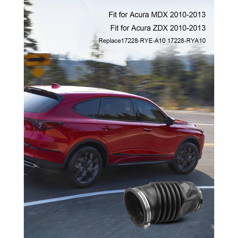QAGGUM Air Intake Hose Compatible with Acura MDX ZDX 2007
