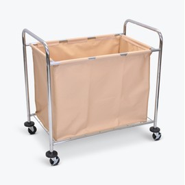 Classroom Basics HL14 Laundry Cart - Steel Frame and Canvas Bag